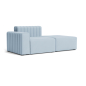 Preview: Norr11 RIFF Sofa, Right Arm + Ottoman