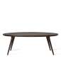 Preview: Mater Accent Oval Lounge Table, weiss