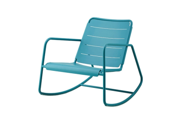 Cane-Line Copenhagen Schaukelstuhl aqua