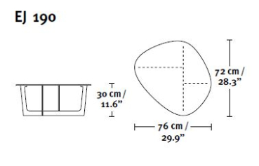Preview: Fredericia Insula Ej 190 Coffeetable