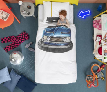 Preview: Snurk Kinder Bettwäsche Scooter