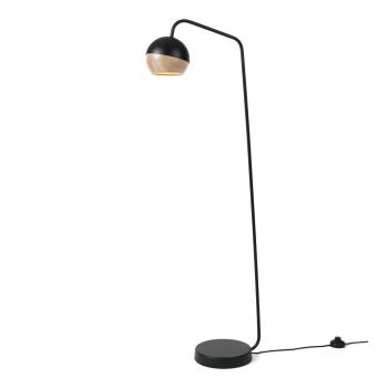 Mater Ray Floor Lamp schwarz