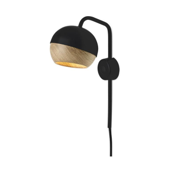 Mater Ray Wall Lamp schwarz