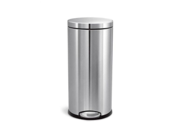 Simplehuman Treteimer 30 Liter Edelstahl