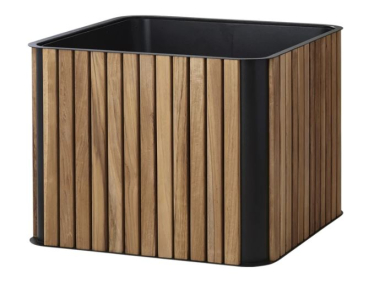 Cane-Line Pflanzengefäße, quadrat (5703)