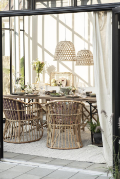 Preview: ib Laursen Loungestuhl Rattan