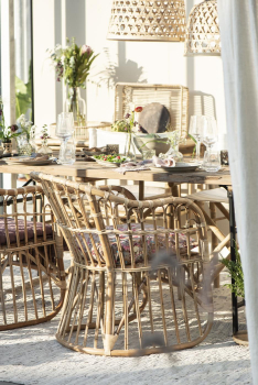 Preview: ib Laursen Loungestuhl Rattan