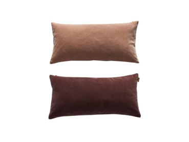 OyOy Kissen Lia 30 cm x 60 cm Rosé Dunkelbraun