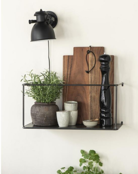 IB Laursen Wandleuchte schwarz