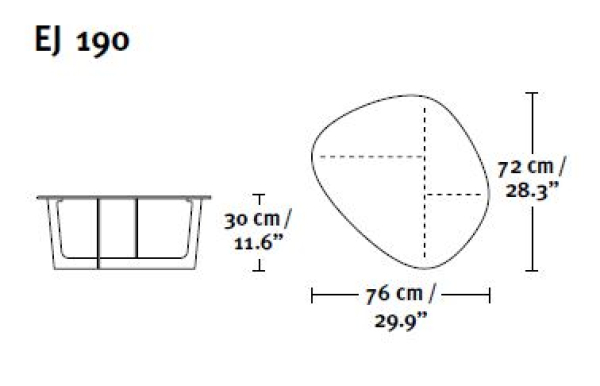 Fredericia Insula Ej 190 Coffeetable