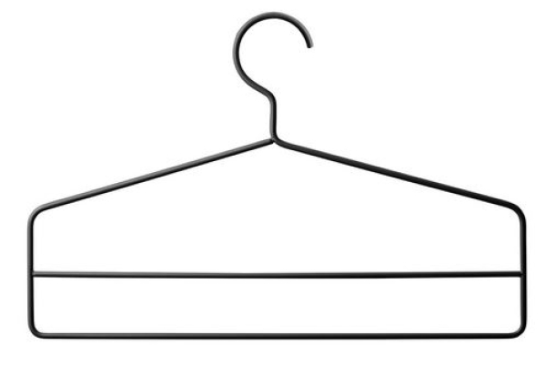 String Kleiderbügel schwarz