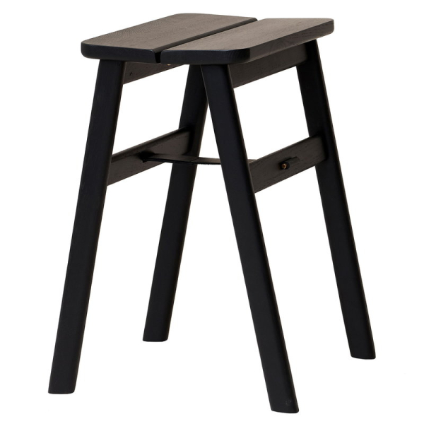 Form & Refine Angle Stool, Oak black