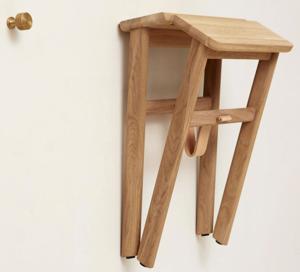 Form & Refine Angle Stool, Oak