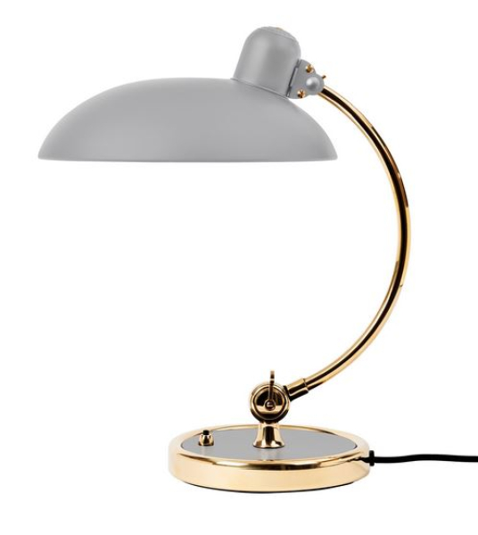 Fritz Hansen Kaiser Idell 6631-T Messing/grau Tischleuchte