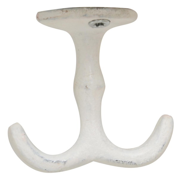 IB Laursen Haken Anker doppelt, weiss