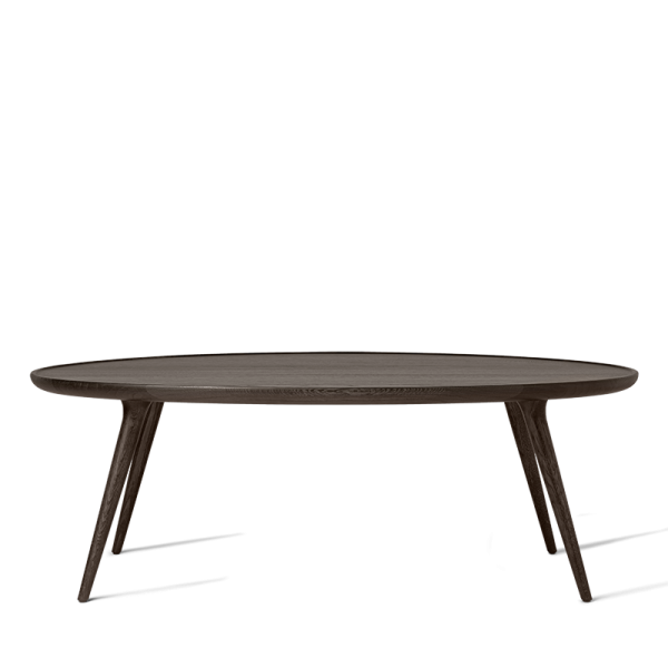 Mater Accent Oval Lounge Table, weiss