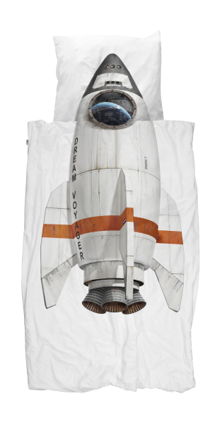 Snurk Kinder Bettwäsche Rakete